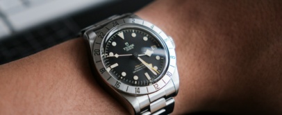 Tudor Black Bay Pro GMT watch on the wrist